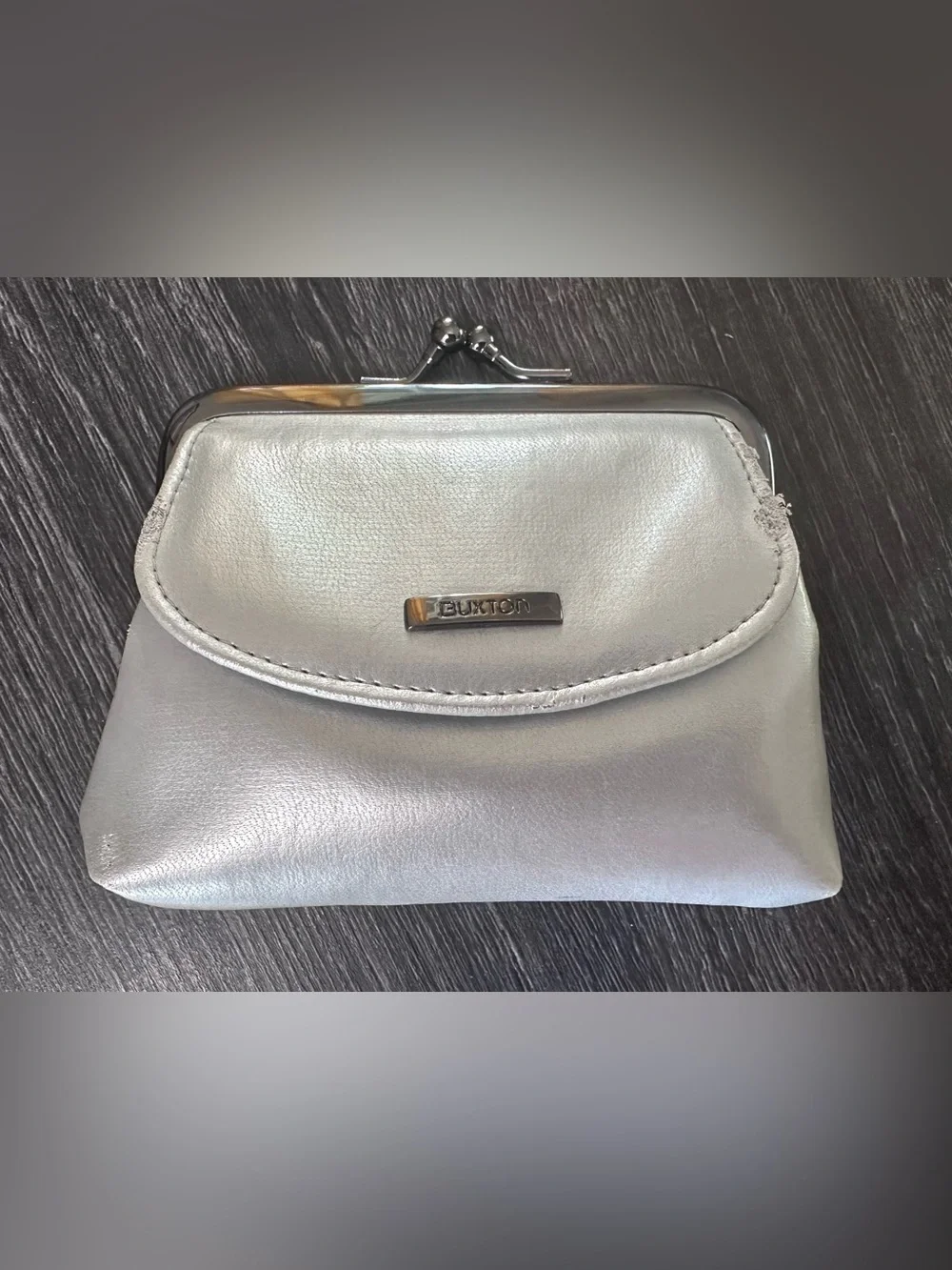 Pair Vintage Coin Purses - Leather and Cowhide